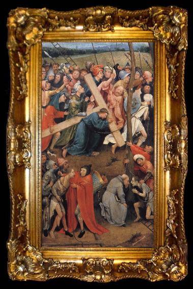 framed  BOSCH, Hieronymus Christ Carring the Cross, ta009-2